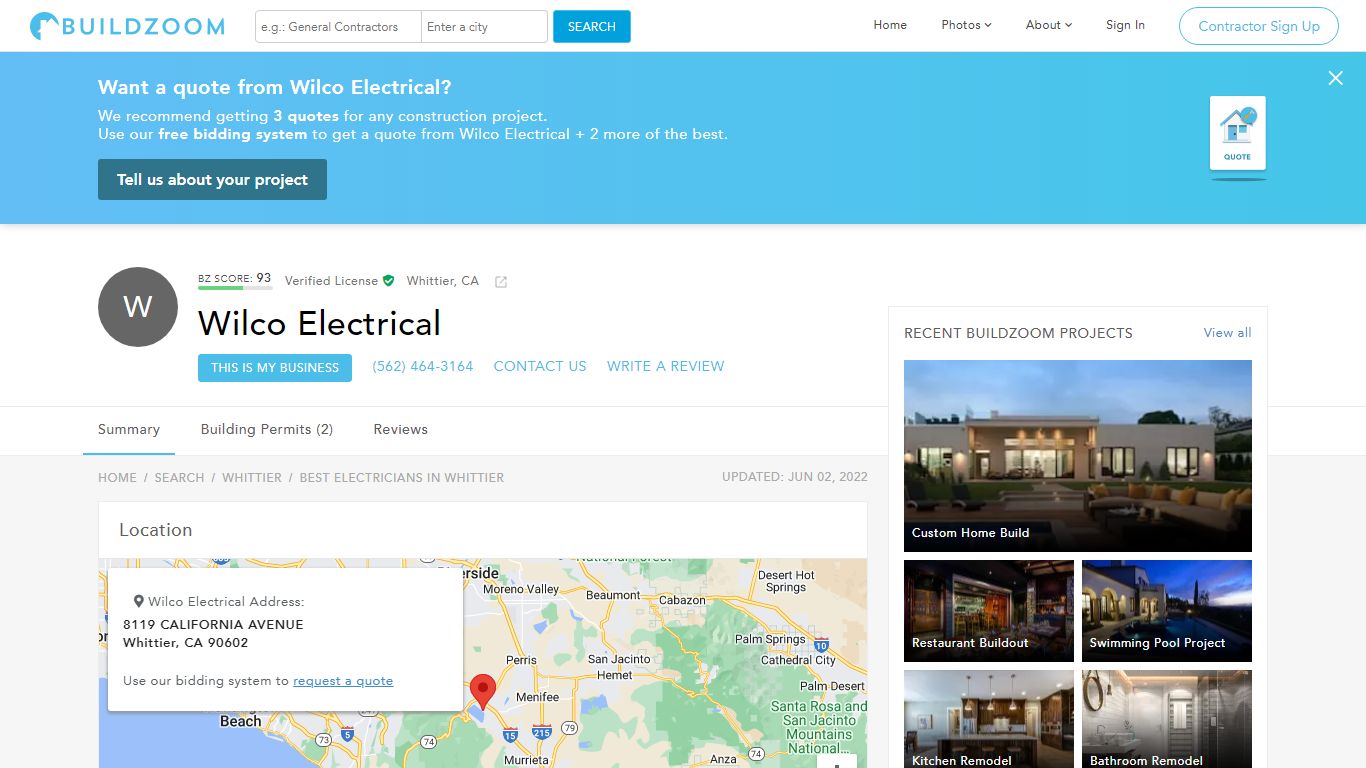 Wilco Electrical | Whittier CA | Read Reviews - BuildZoom